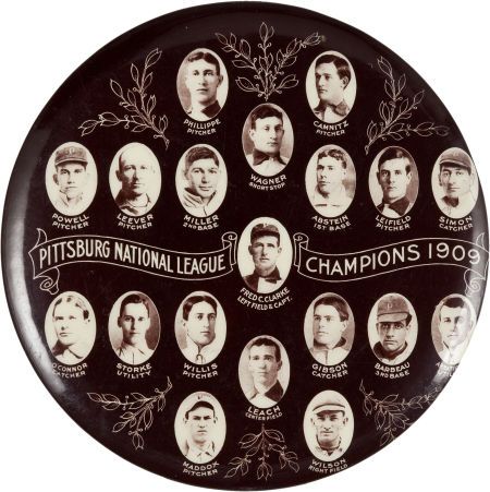 1909 Pittsburgh Pirates Celluloid Mirror